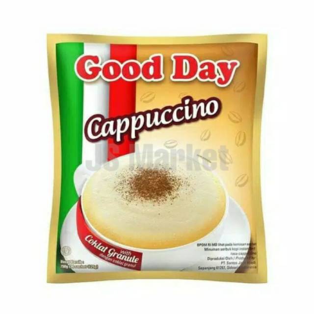 

GOOD DAY CAPPUCCINO 5 PCS 25GR