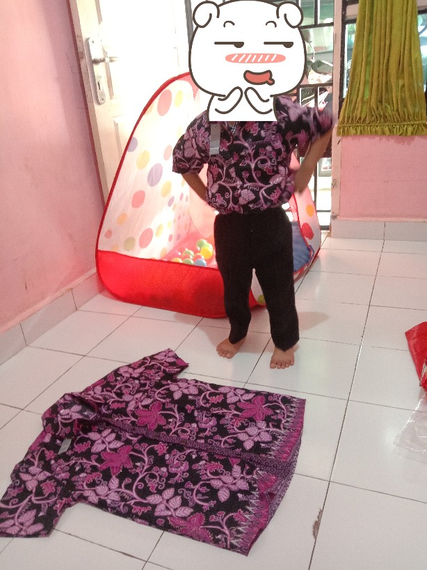 Kemeja Batik Anak Lengan Pendek