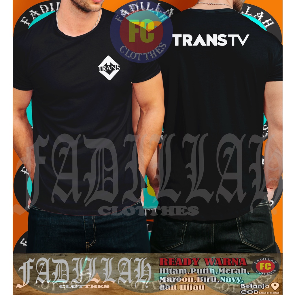Kaos Baju TransTV Logo DB Baju Perusahaan TV
