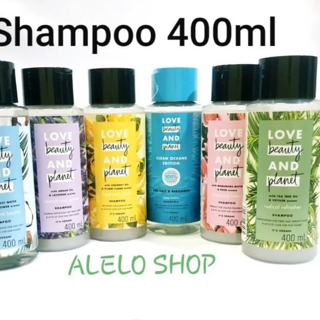 ➧ Love beauty and planet shampoo 400ml tea tree oil & vetiver shampo ✴