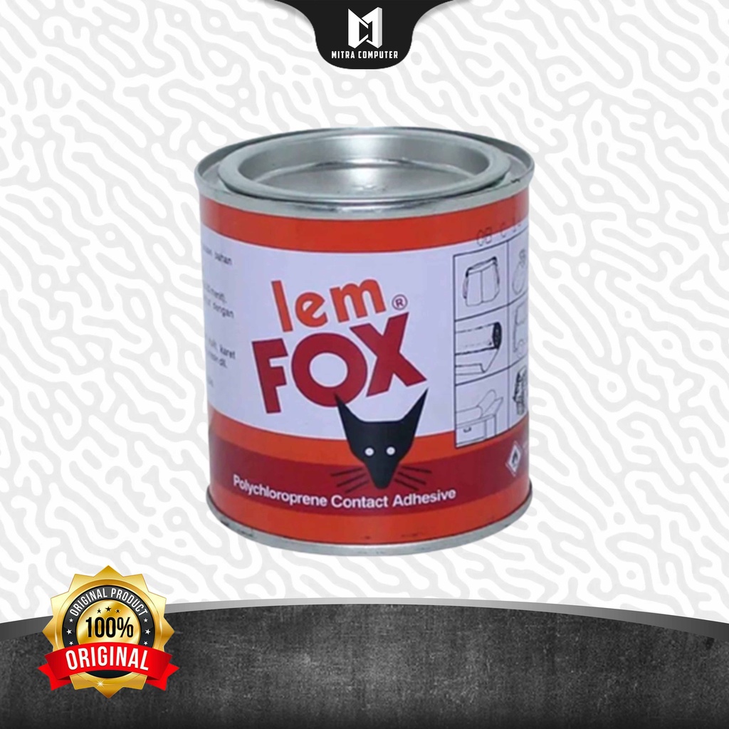 

FOX Lem Kaleng Kecil 70 Gr Kuning Aibon Kaleng Merah