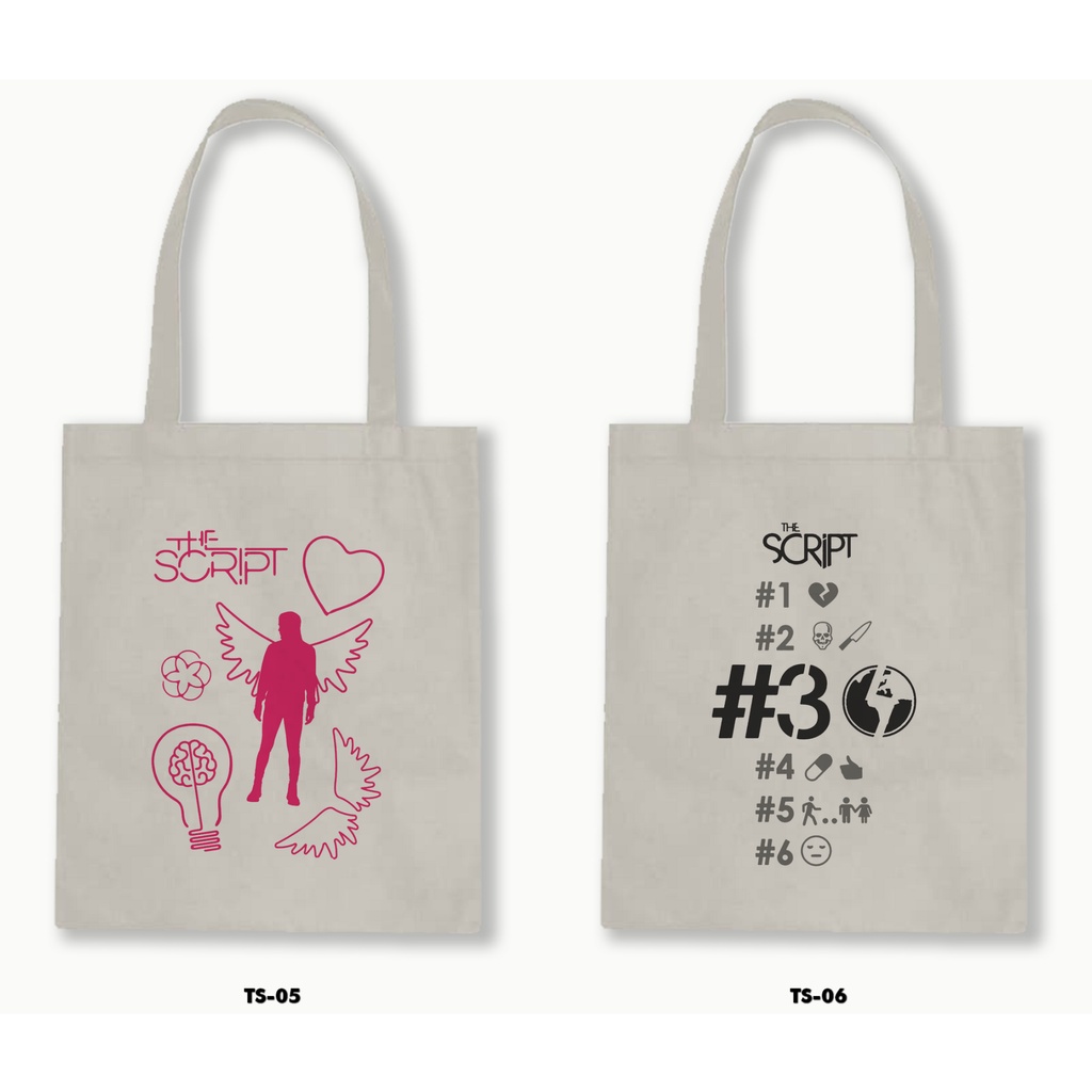 TOTE BAG BLACU - THE SCRIPT