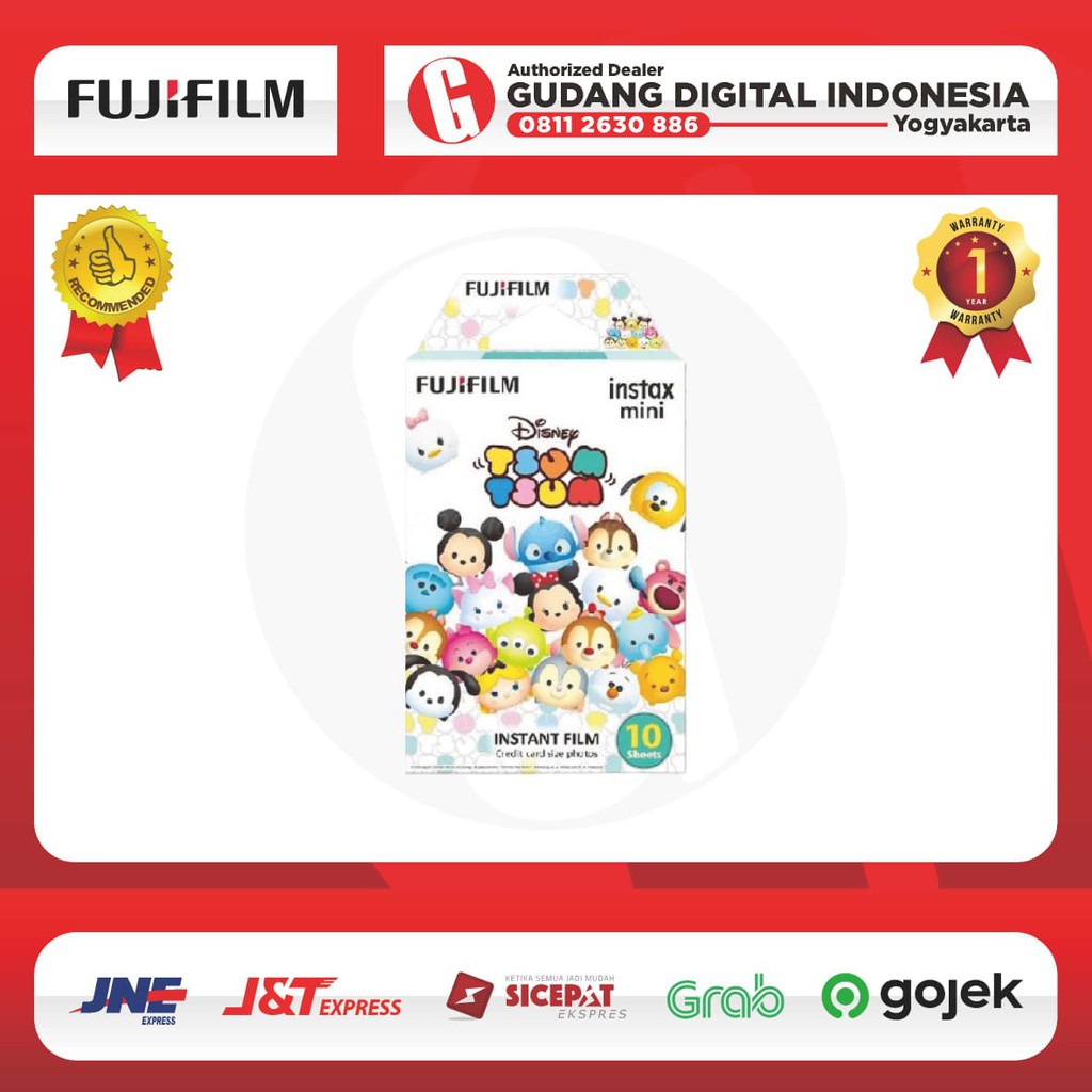 Fujifilm Refill Paper Instax Mini Disney Tsum Tsum Isi 10