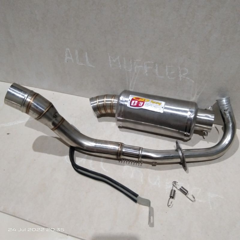 Knalpot Racing CLD c3 Oval Beat