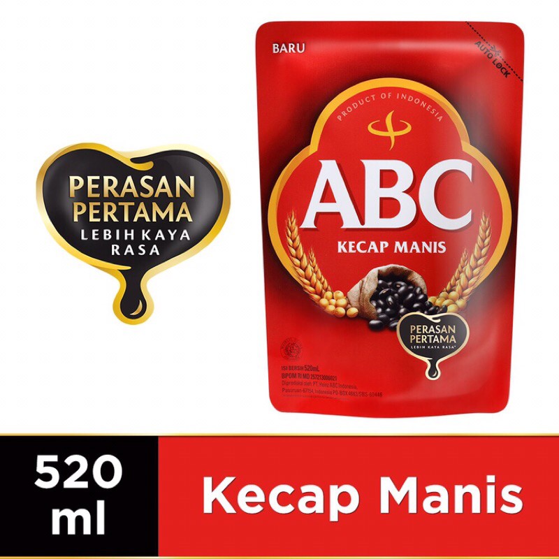 

Kecap Manis ABC 520ml kecap revil kedelai hitam murah