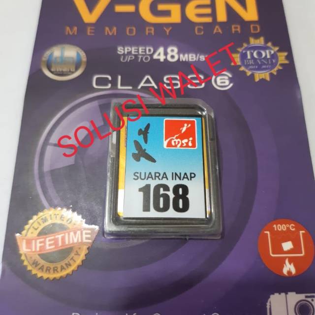 Suara Inap/ Dalam Walet 168