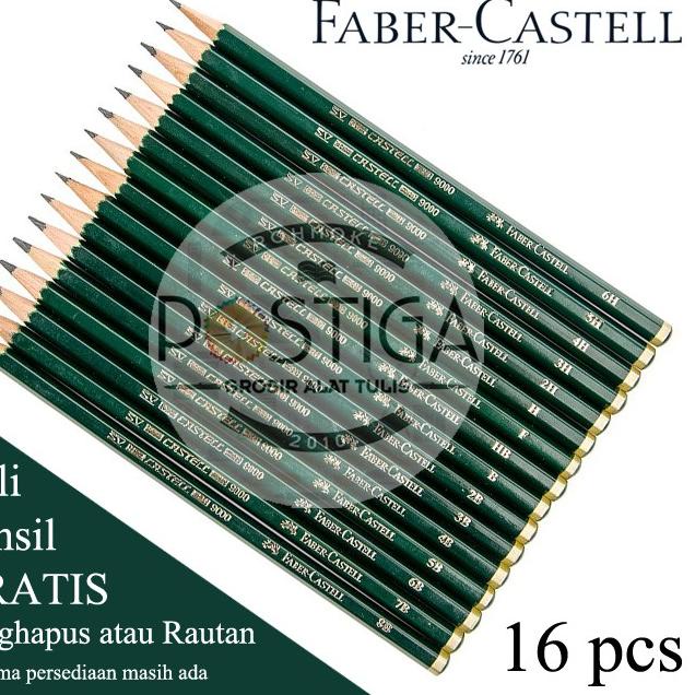 

[PROMO AB058] PAKET LENGKAP 16 TIPE PRO MENGGAMBAR SKETSA & MENULIS 8B-B, HB-6H Terkini