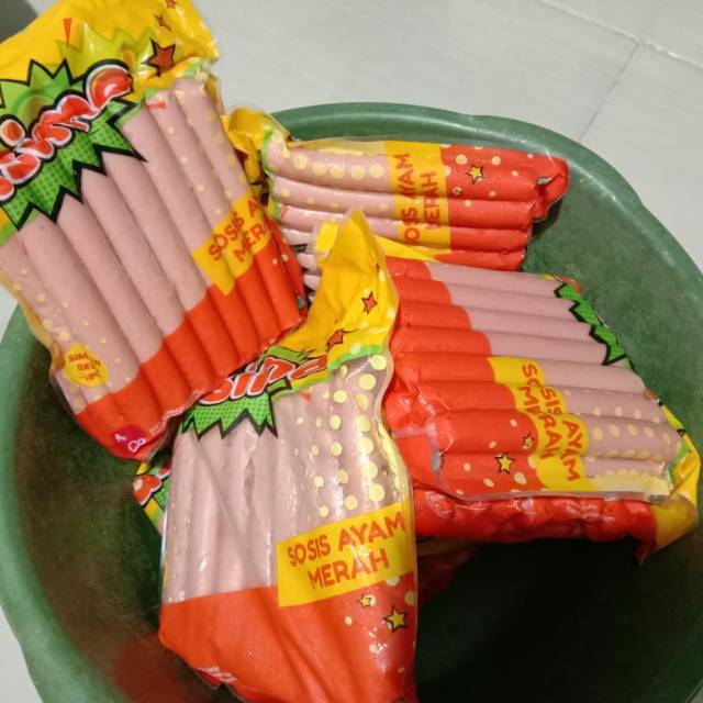 

Sosis Asimo ayam Merah
