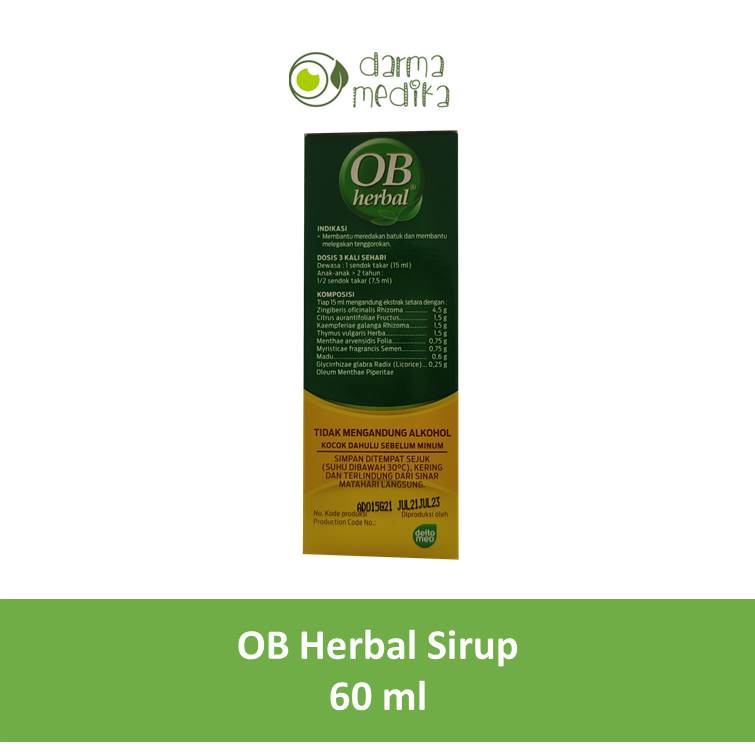 OB Herbal 60ml 60 ml Obat Batuk