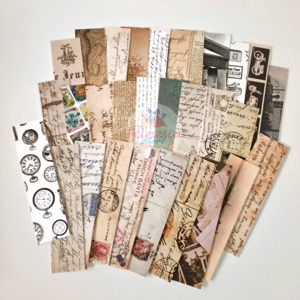 

Pembatas Buku / Bookmark Retro