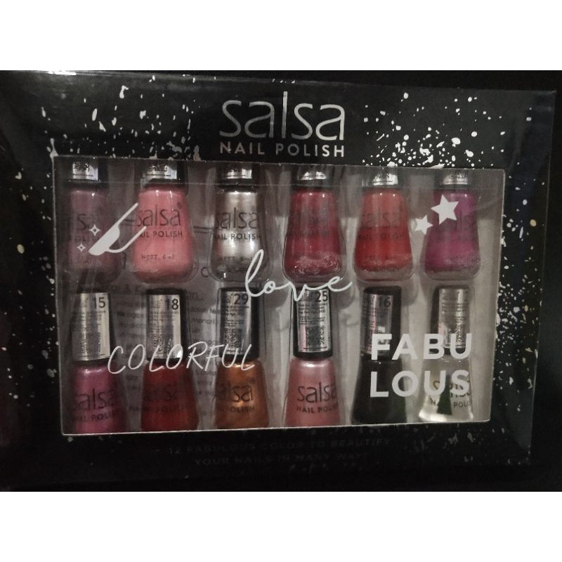 KUTEK SALSA NAIL POLISH 6ML SERIES CANTIK / PEWARNA KUKU