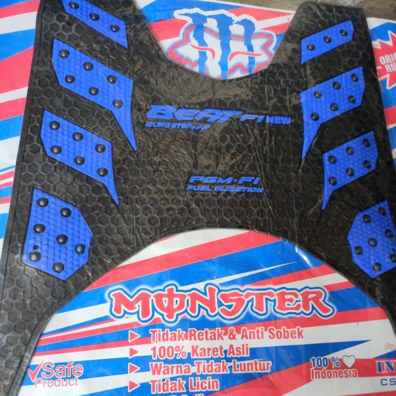 KARPET INJAKAN KAKI MOTOR BEAT FI NEW 2015-2019/ALAS PIJAKAN KAKI MOTOR BEAT FI NEW 2015-2019