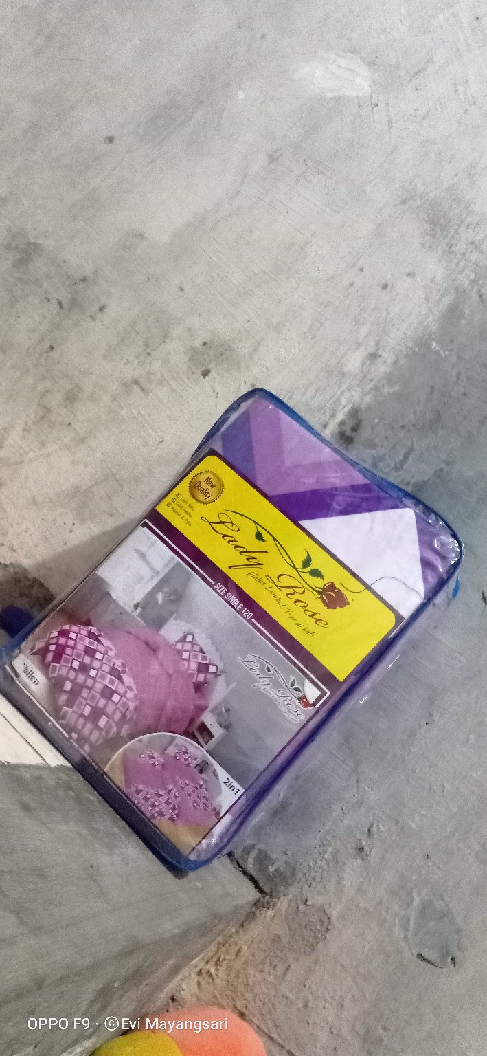 Sprei Lady Rose Sorong Duo 2in1 120x200 Motif Parisian Owl Duckling Beruang - Single 120 Ladyrose Sp