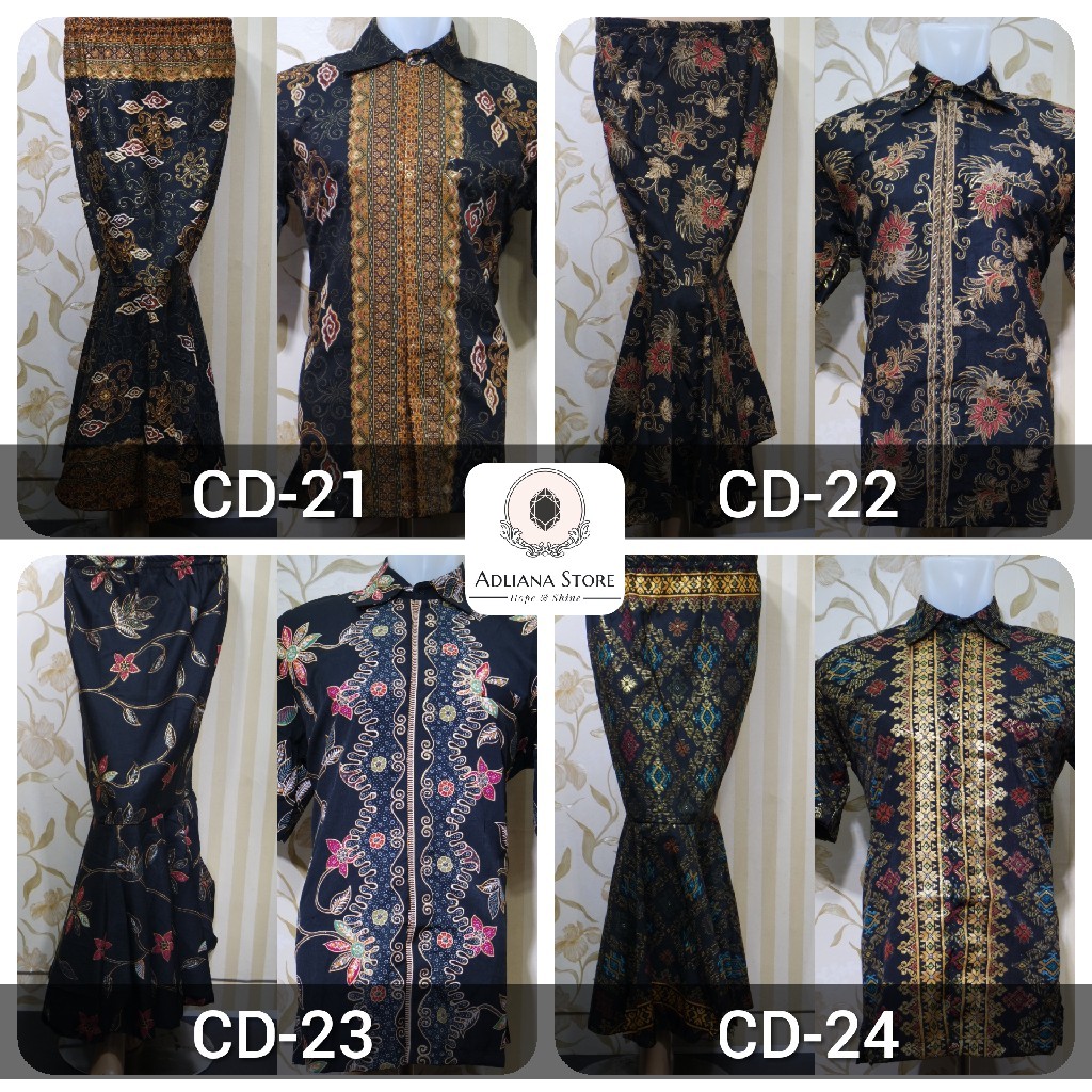 (COD) Rok Duyung dan Kemeja Batik / Couple Duyung / Couple Batik / Batik Couple HANANIA KEBAYA COLLECTIONS