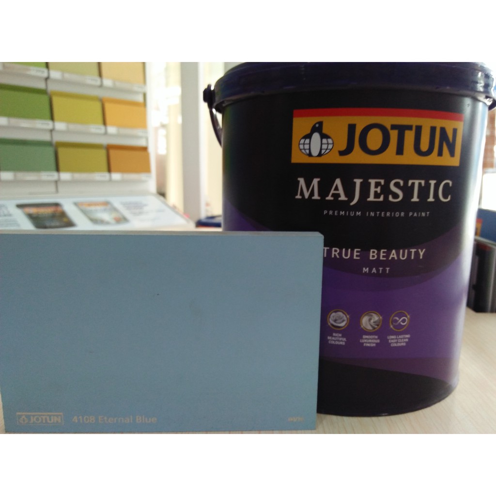 Jual Jotun Majestic True Beauty Matt 25lt Eternal Bluecat Tembok Interior Shopee Indonesia 6847