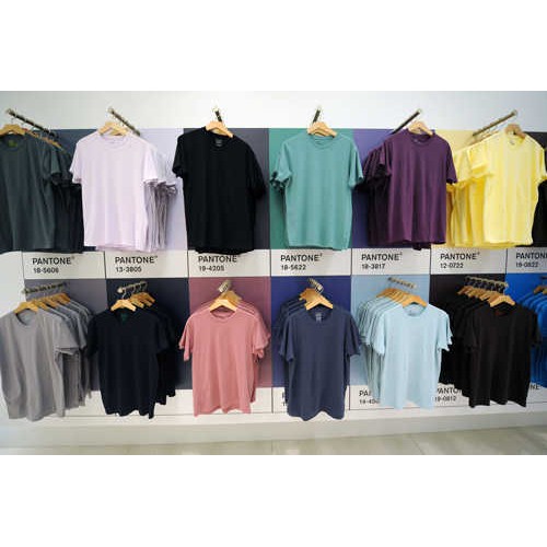 KAOS POLOS PRIA LENGAN PENDEK ABU MISTY MUDA / BAJU OBLONG POLOS / TSHIRT KAOS DISTRO / PE