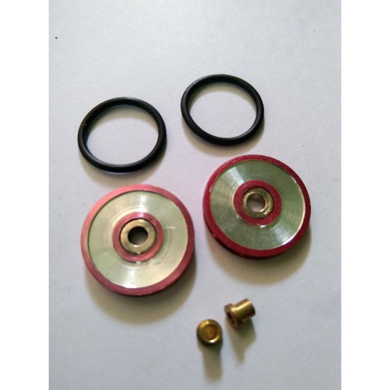 ROLLER TAMIYA BUSING ALUMUNIUM 18MM KARET