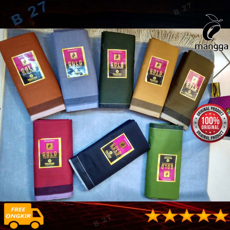 Sarung Tenun M99-10 Motif Random Acak Cap MANGGA Original Dewasa