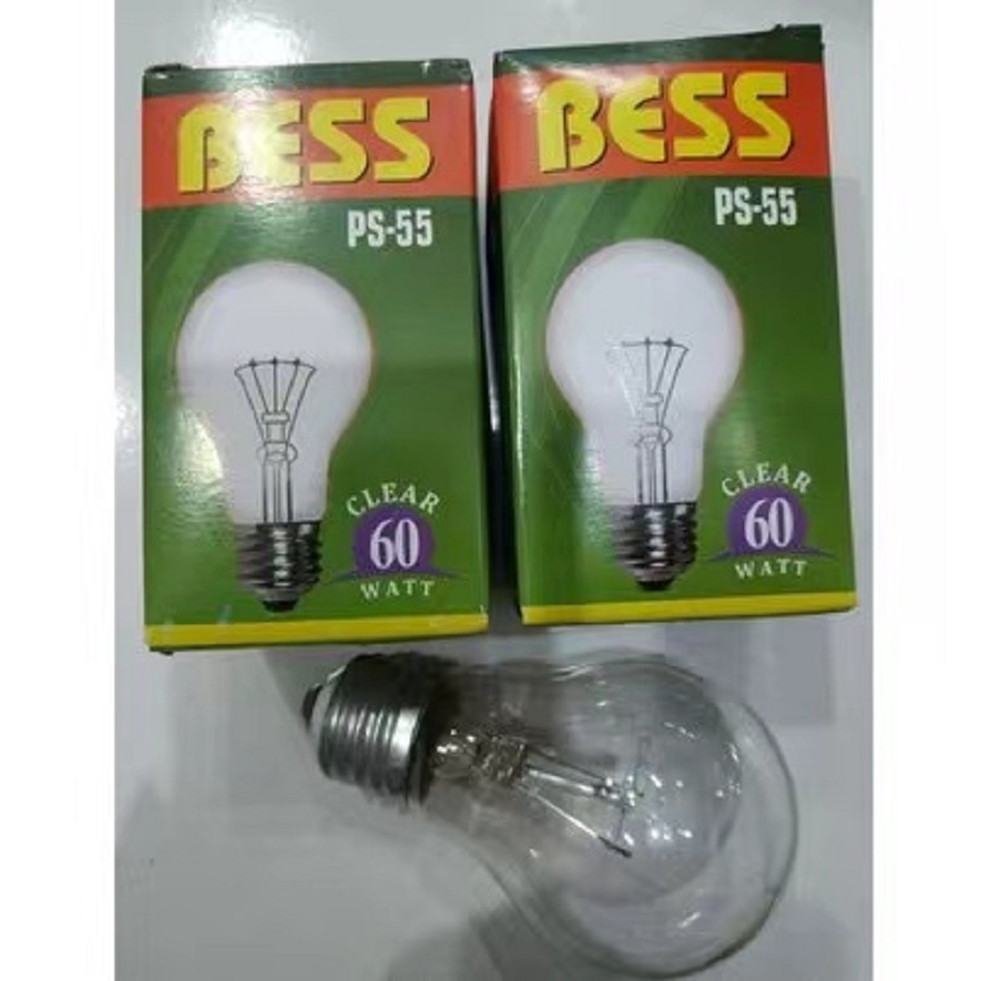 Lampu Pijar BESS Bohlam Bola 5w 10w 15w Watt Penghangat Penetas Telur Lampu Kandang Ayam Panas Inkubator