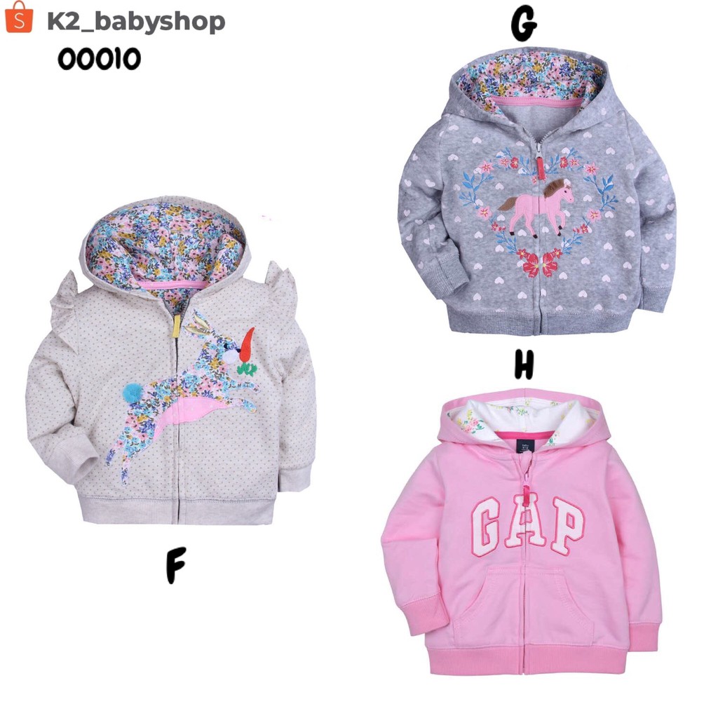 BABY K2 - BABY JAKET HOODIE MOTIF GIRL KODE 00010