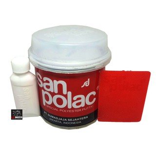 Jual Dempul Sanpolac Gr Obat Campuran Sanpolac Polyester Putty Dempul Besi Body Mobil