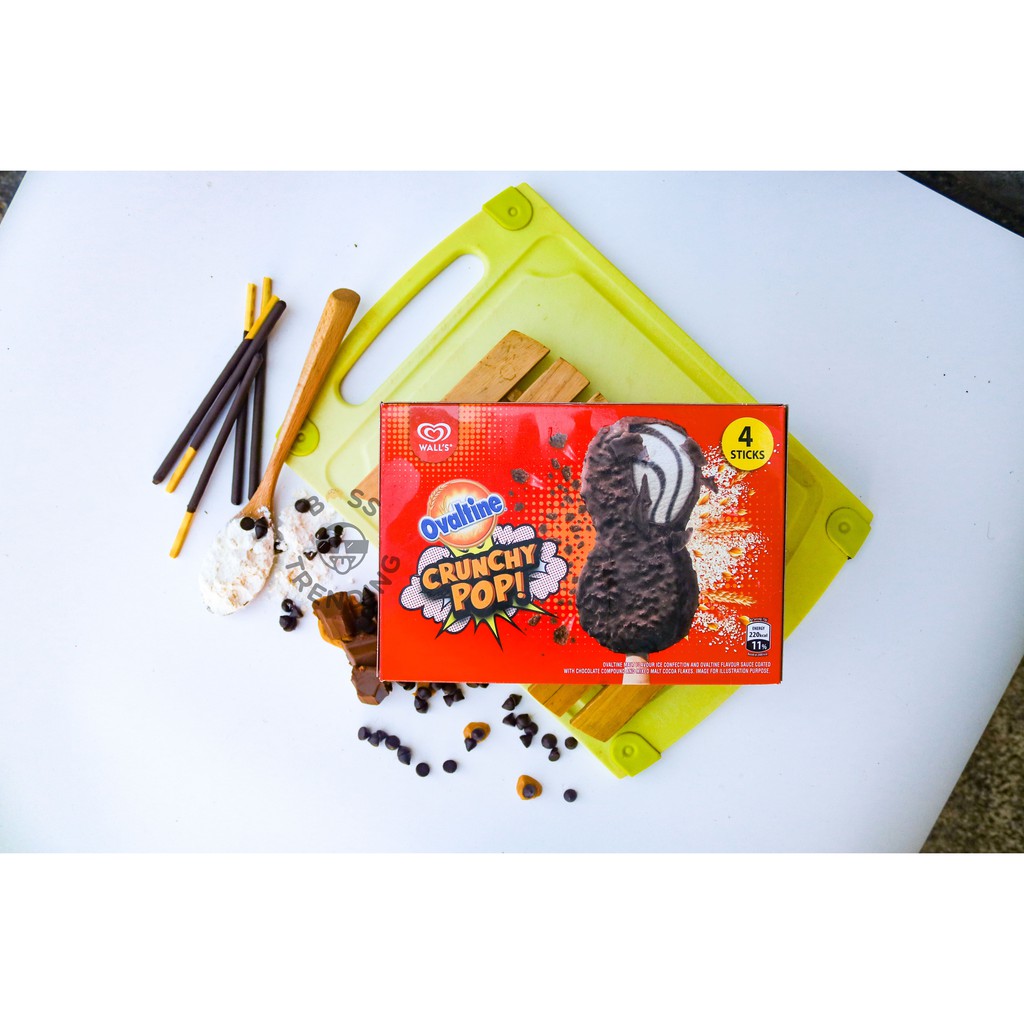 Ovaltine Ice Cream Crunchy Pop
