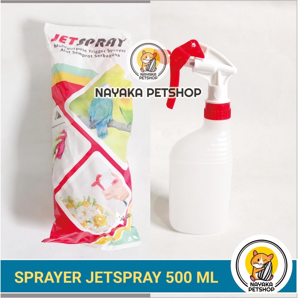 Semprotan Burung JetSpray 500 ML Sprayer Botol Semprot Air Disinfektan Tanaman Hand Jet Spray