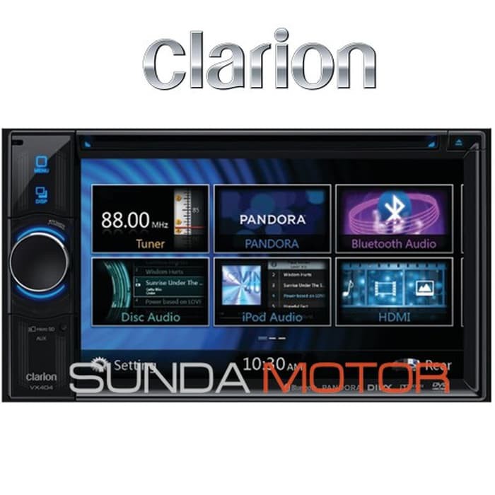 Headunit 2Din Clarion VX 404A - 100 Produk By Sunda Motor