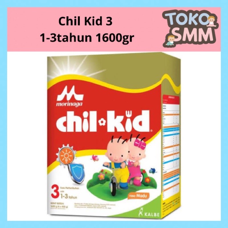 

Morinaga Chil Kid 3 Gold 1600gr - Susu Pertumbuhan Anak 1-3tahun - SMM MART