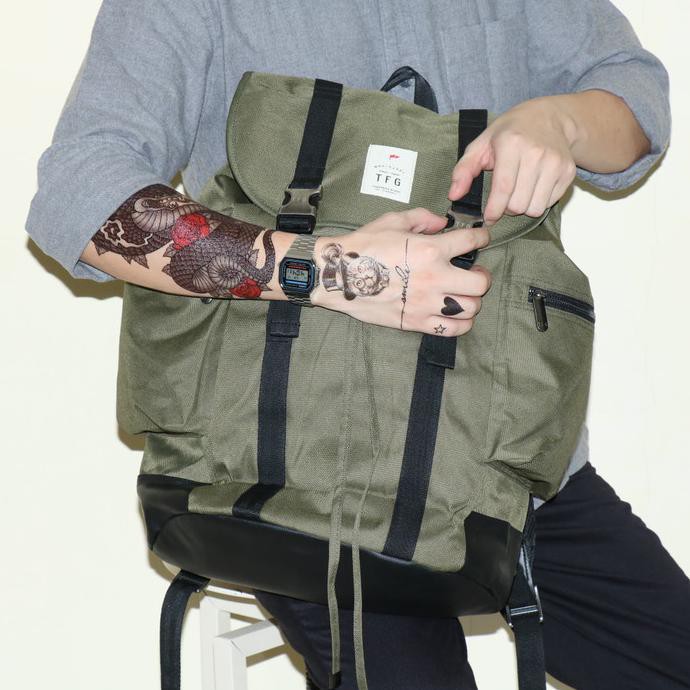 -SIAP KIRIM- TAS TFG TAS RANSEL BACKPACK NAPOLEON 424 GREEN