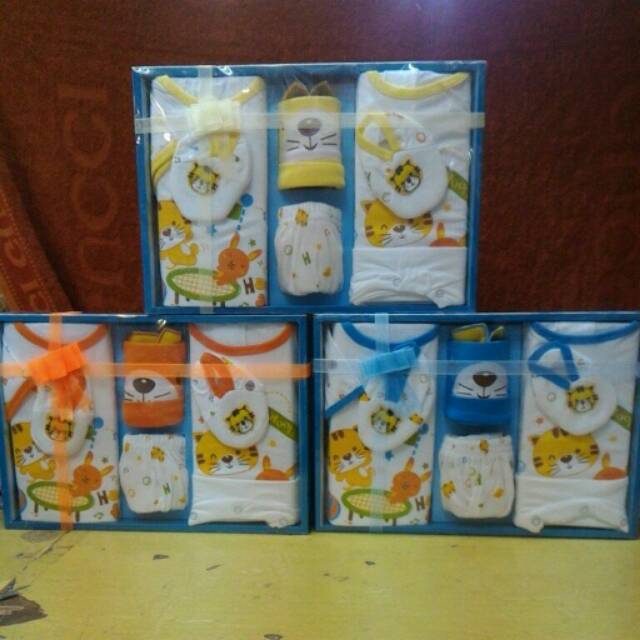 kiddy  11169 Baju Babyset isi 2stel sablon CAT