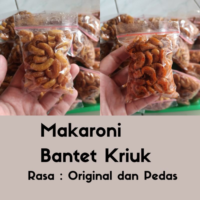 

Makaroni Bantet Makroni Kriuk Renyak Enak dan Gurih 20gr