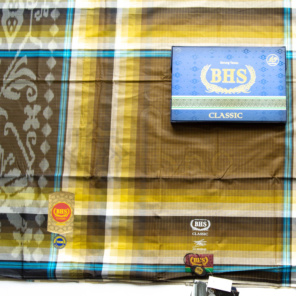 Sarung BHS Classic Gold TKM Hijau Lumut