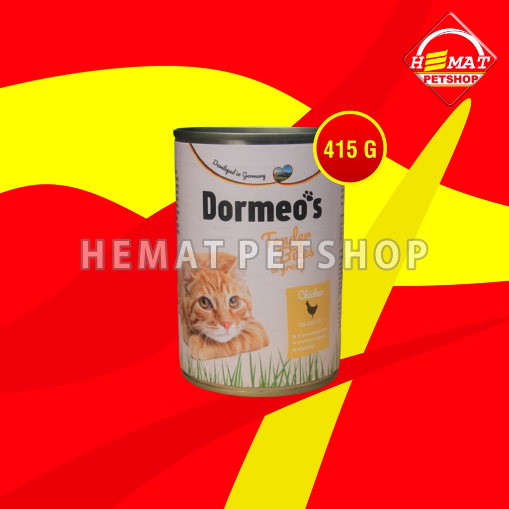 Makanan Basah Kucing Kaleng Cat Wet Food Dormeos 415 gram