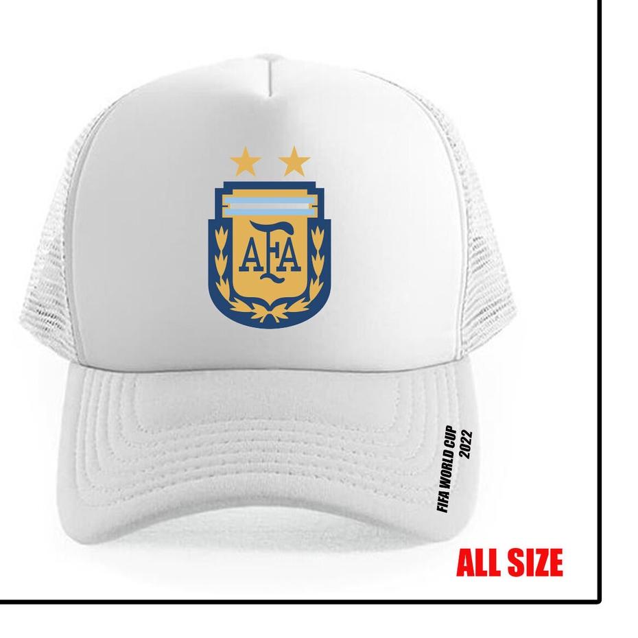 ((REKOMENDASI)) Topi Trucker Jaring Piala Dunia Qatar 2022 Timnas Argentina