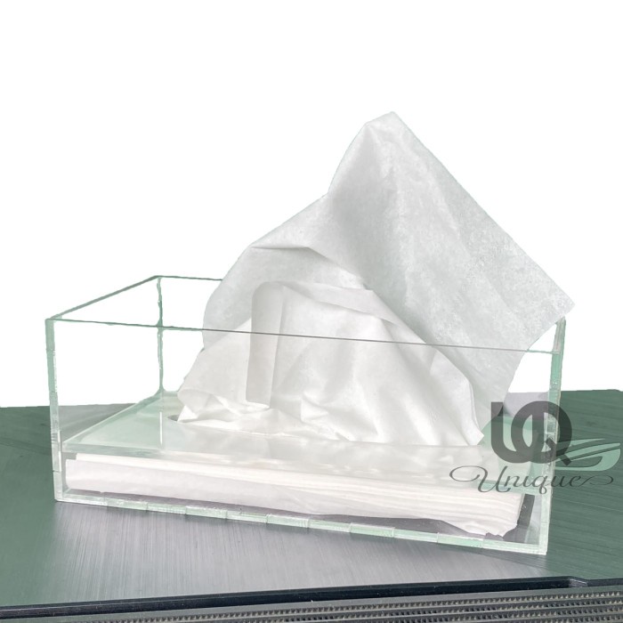 Box Tissue Acrylic - Tempat Tisu Holder Display Akrlik Kotak Akrilik