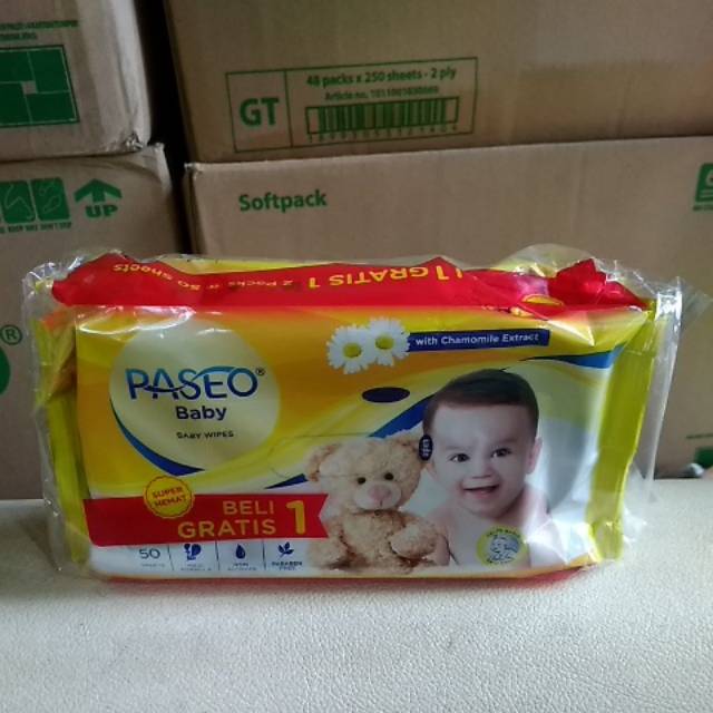Paseo Baby Wet Wipes gazet 50's