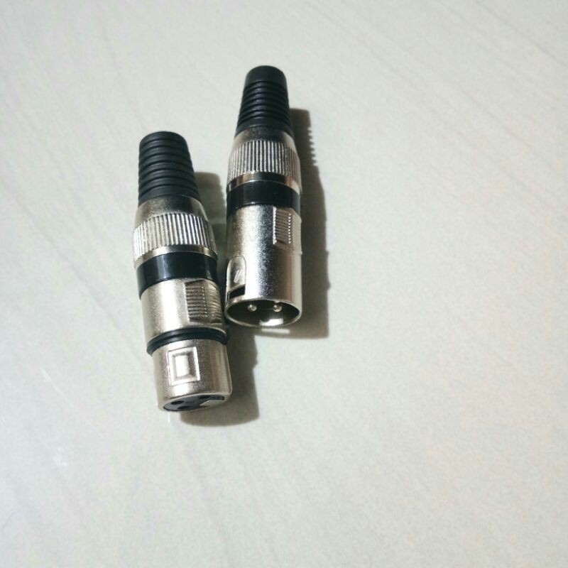 Jack XLR cwe cwo sepasang