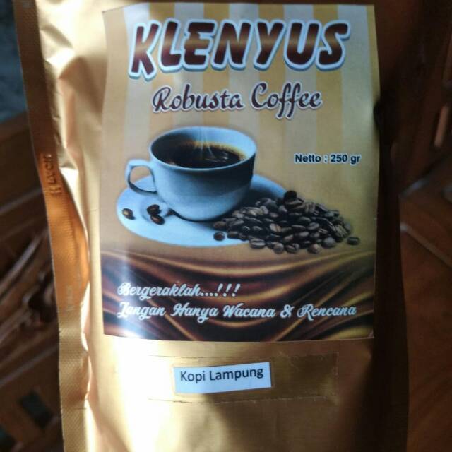 

Kopi lampung... Kopi robusta klenyus