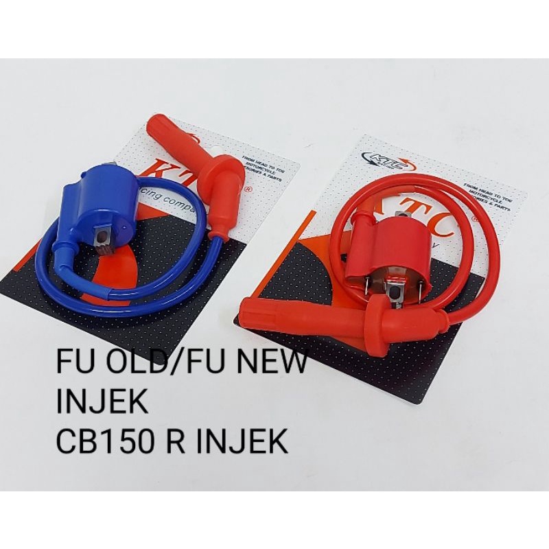 KOIL RACING KTC FU old dan CB150R / COIL RACING FU KARBU DAN INJEKTION KOP BUSI FU/CB150R