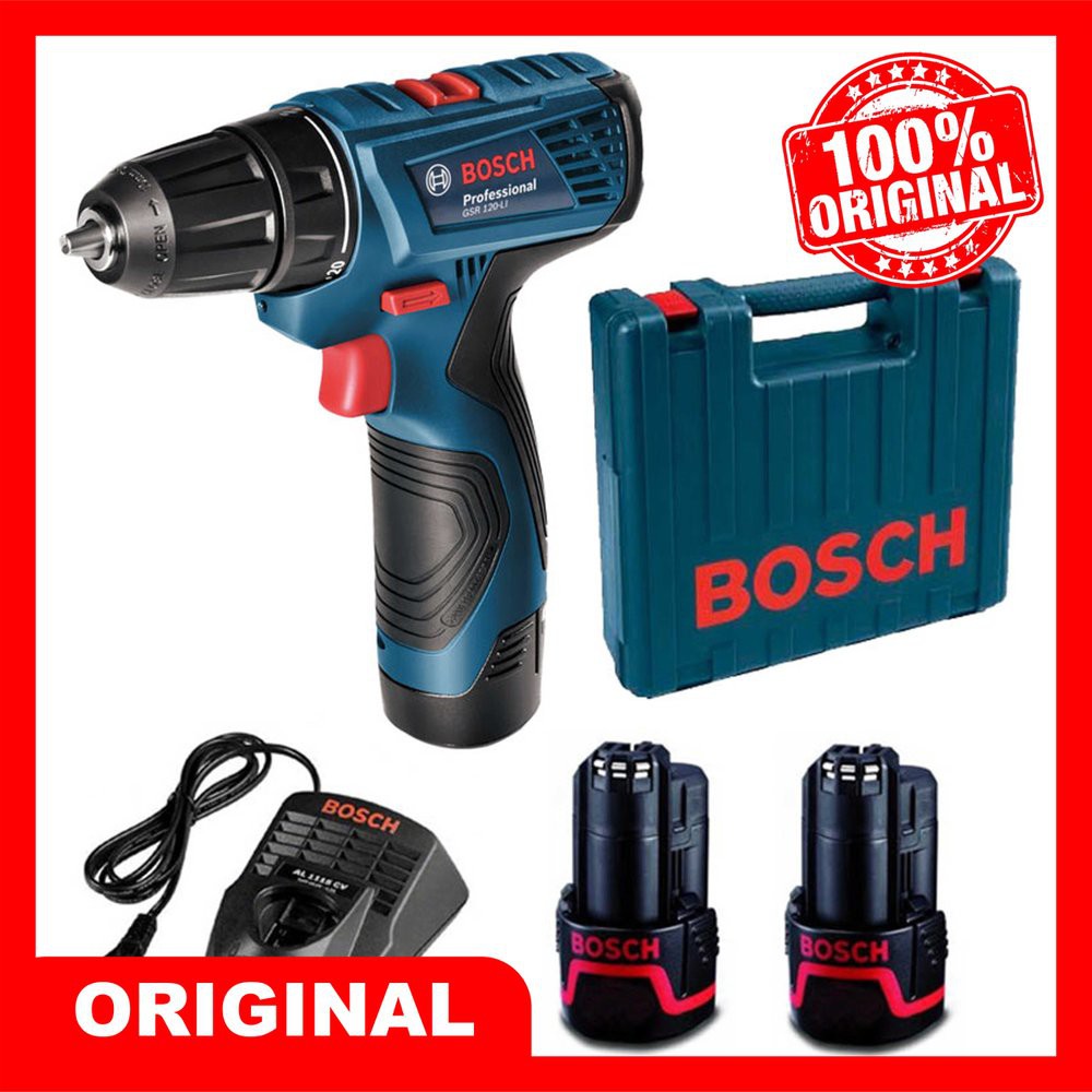 Bor Tembok Baterai Bosch GSB 120 LI