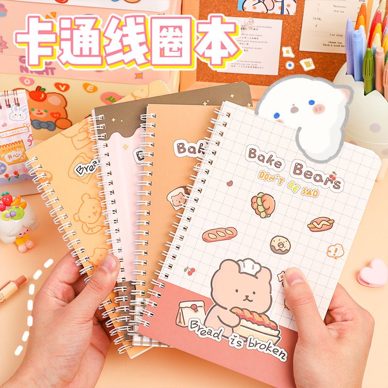 PAOPAO Buku Notes Lucu Unik Ring Spiral A5 Premium Design Cute