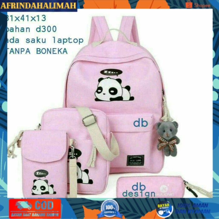 

[TERBARU] TAS SEKOLAH RANSEL SET 4 in 1 /TAS ANAK ,REMAJA LUCU GROSIR TAS MURAH