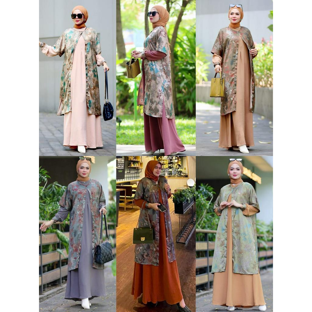 Outer Dress| Dress Armany Silk by BF Label @bf_label dress murah