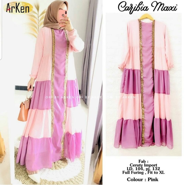 Caribia maxy dress ceruty