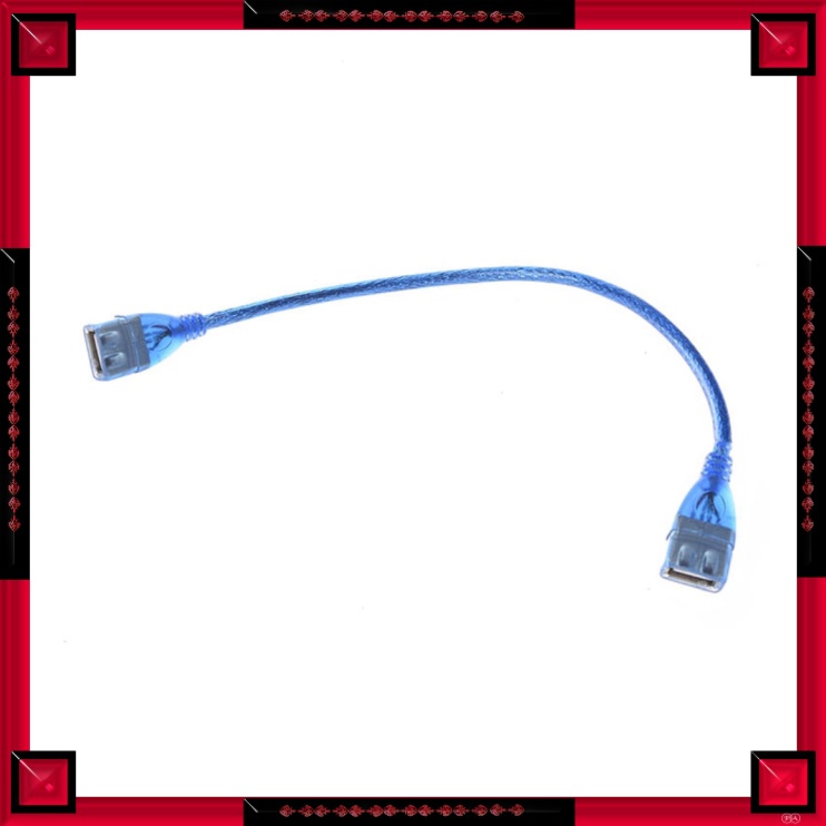 GS8 Kabel USB Extension Female to Female Adapter 30cm SAMZHE A13 Blue Limited