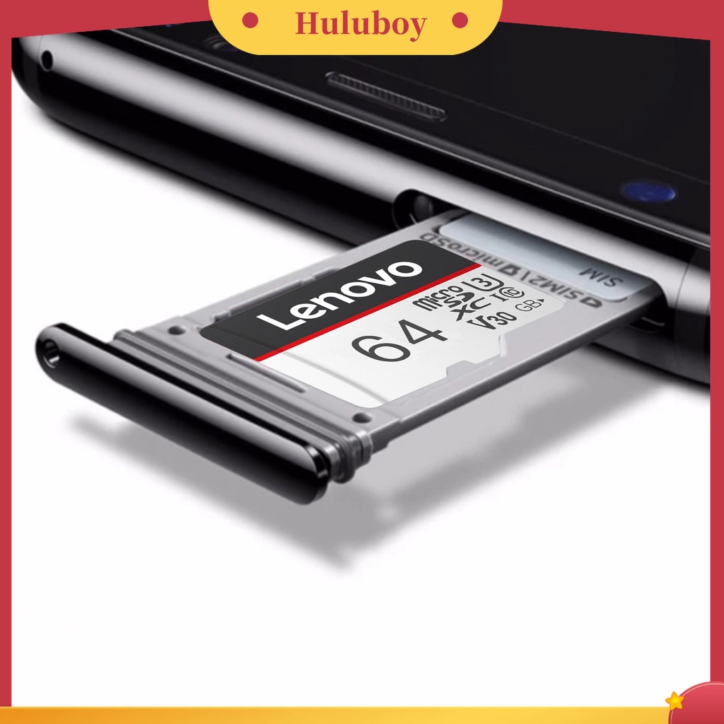 (Huluboy) Kartu Memori TF U3 Kapasitas Besar 16GB 32GB 64GB Untuk Lenovo