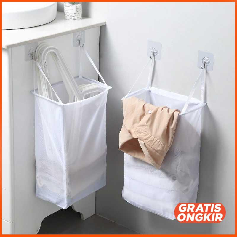 Keranjang Gantung Pakaian Kotor Laundry Basket - YJ39