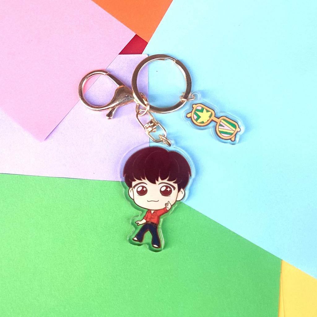 Gantungan Kunci Desain KPOP BTS TINYTAN Bahan Akrilik
