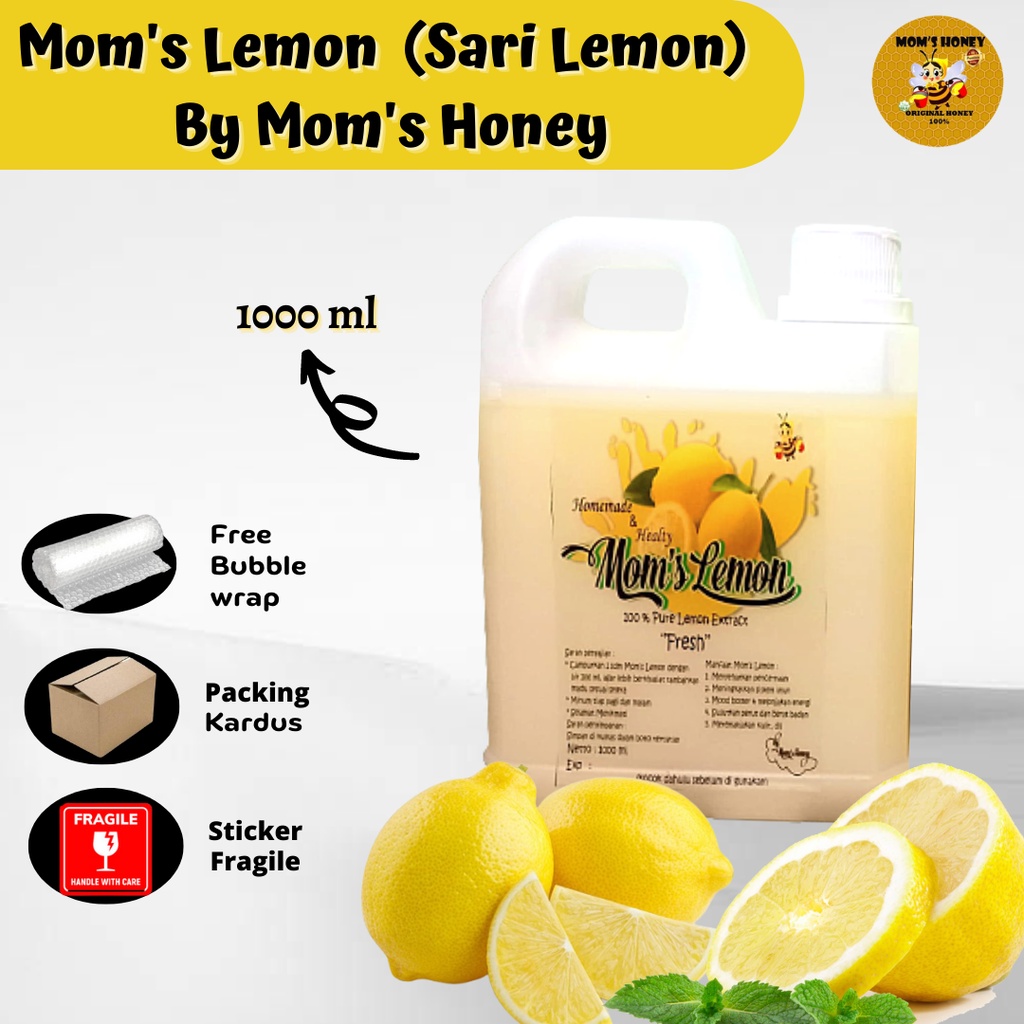 

Sari Lemon Fresh By Moms Honey / Air Lemon Murni 1000 ml